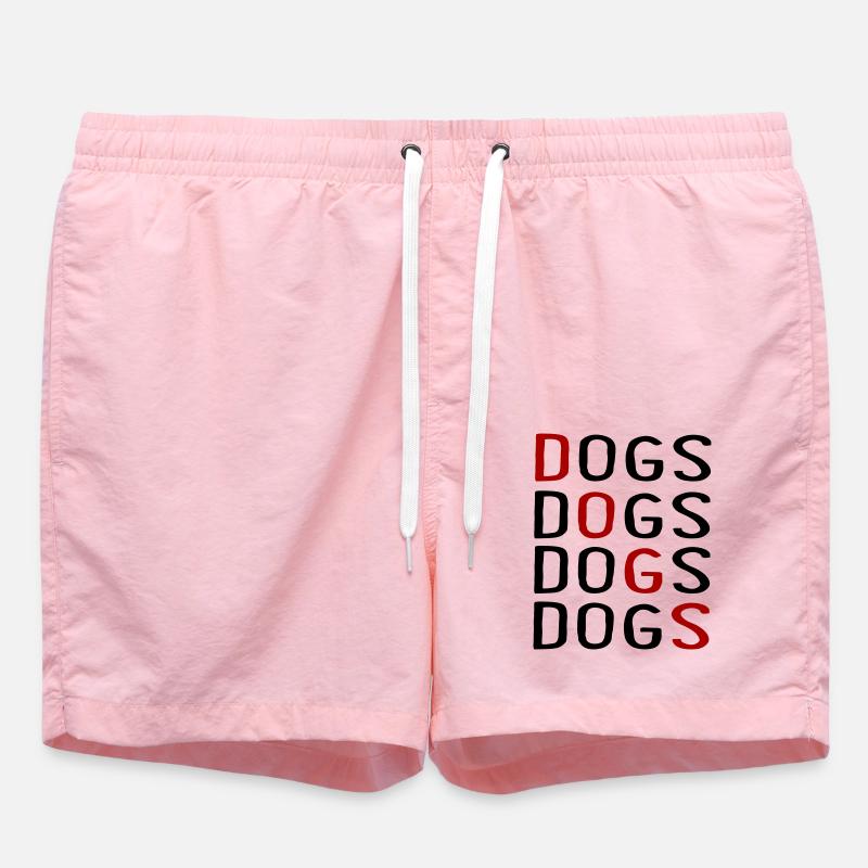Hunde - Badeshorts - Pink