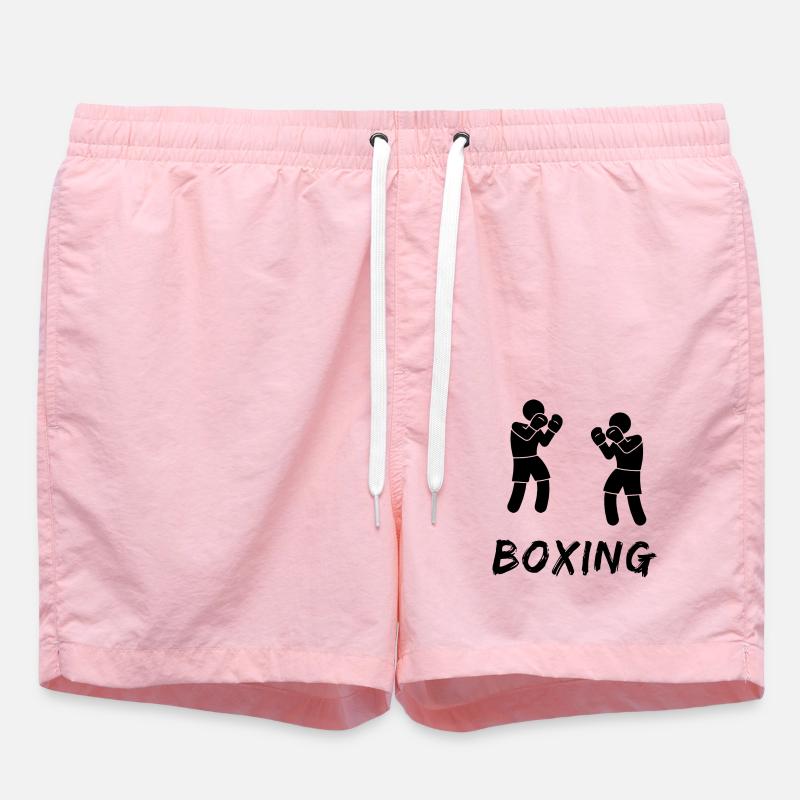Boxe - Short de bain - rose