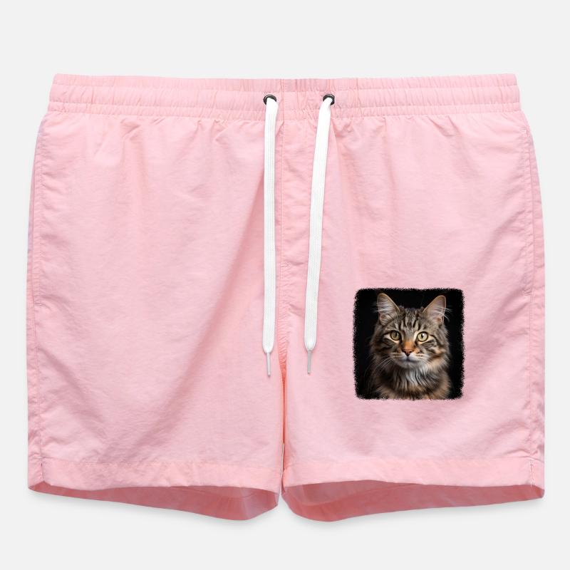 Chat Chats American Bobtail - Short de bain - rose