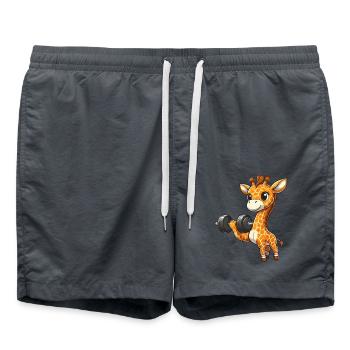 Giraffe Bench Press Workout - Swim Trunks -  - Front