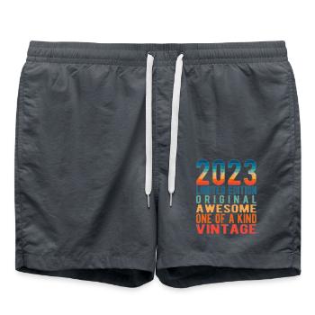 Limited Edition seit 2023 Geburtstag Vintage 2023 - Badeshorts -  - Vorne