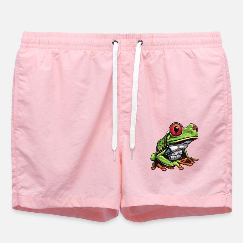 Tree Frog Baumfrösche Baumfrosch - Swim Trunks - pink