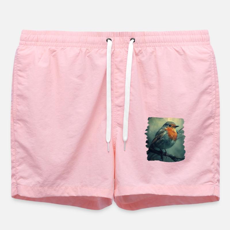 Robin Rotkehlchen - Swim Trunks - pink