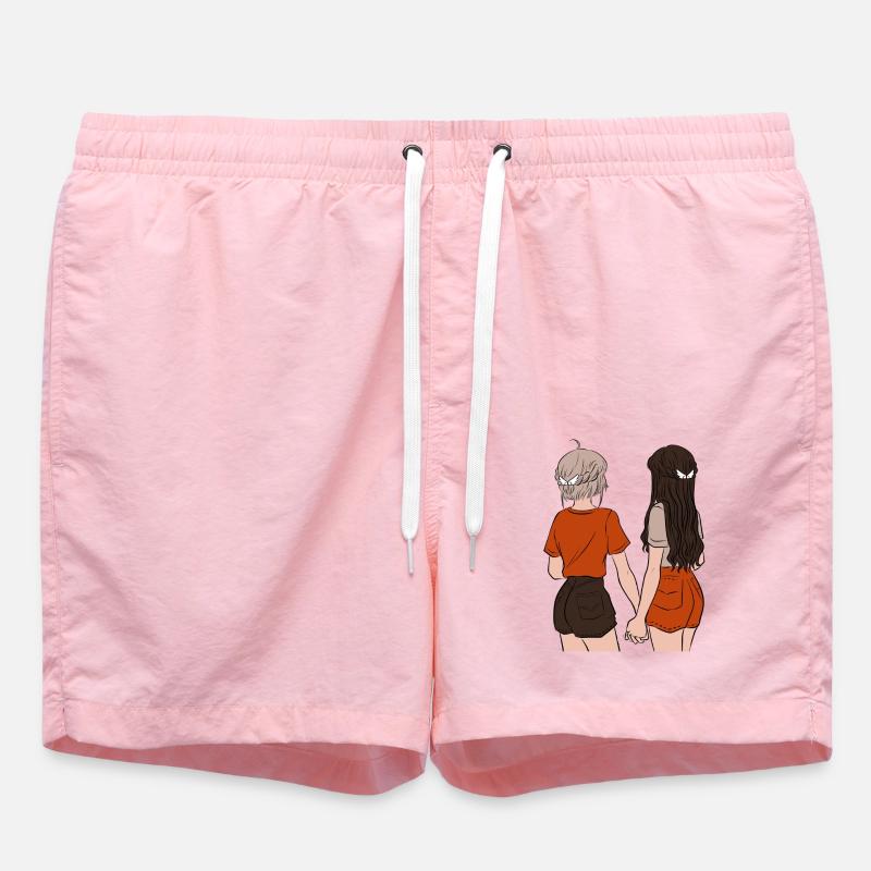 Amis - Short de bain - rose