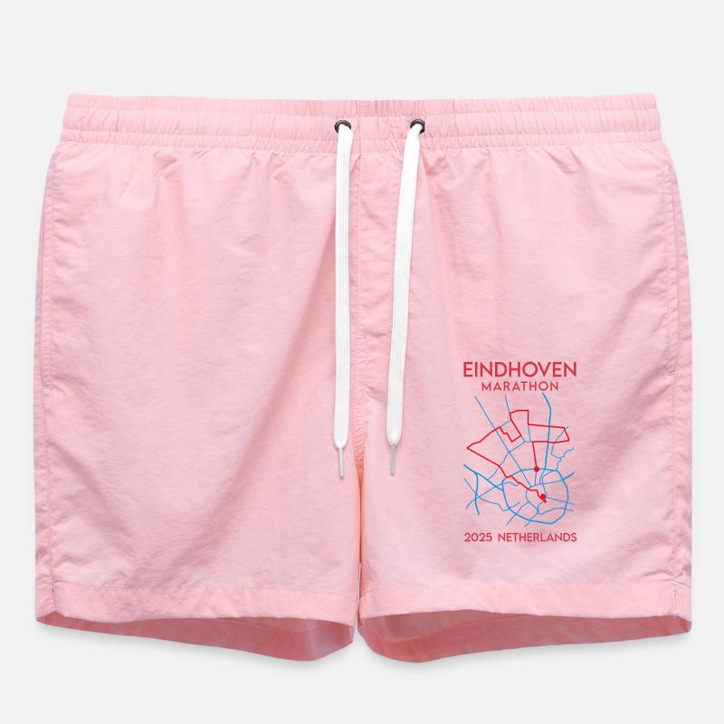 Eindhoven, Marathon – 2025 - Pays-Bas - Short de bain - rose