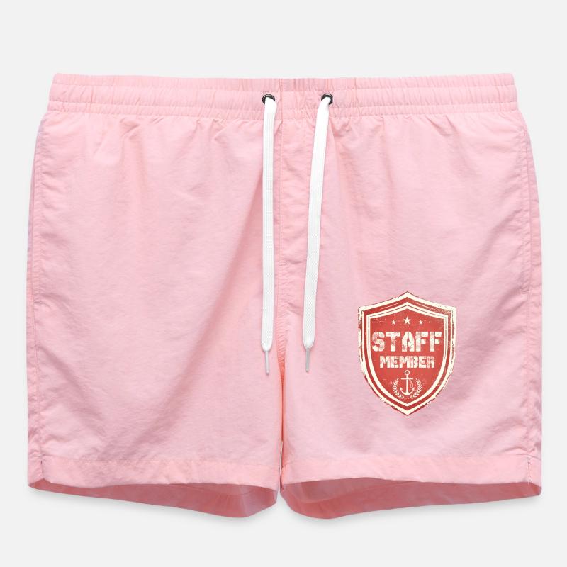 Membre du personnel - Short de bain - rose