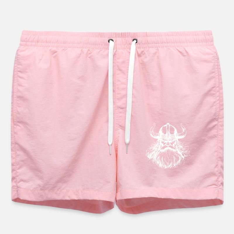 Viking Warrior - Swim Trunks - pink