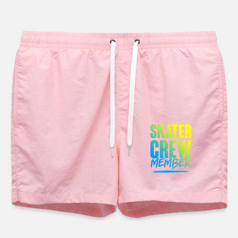 Équipe de patineurs - Short de bain - rose
