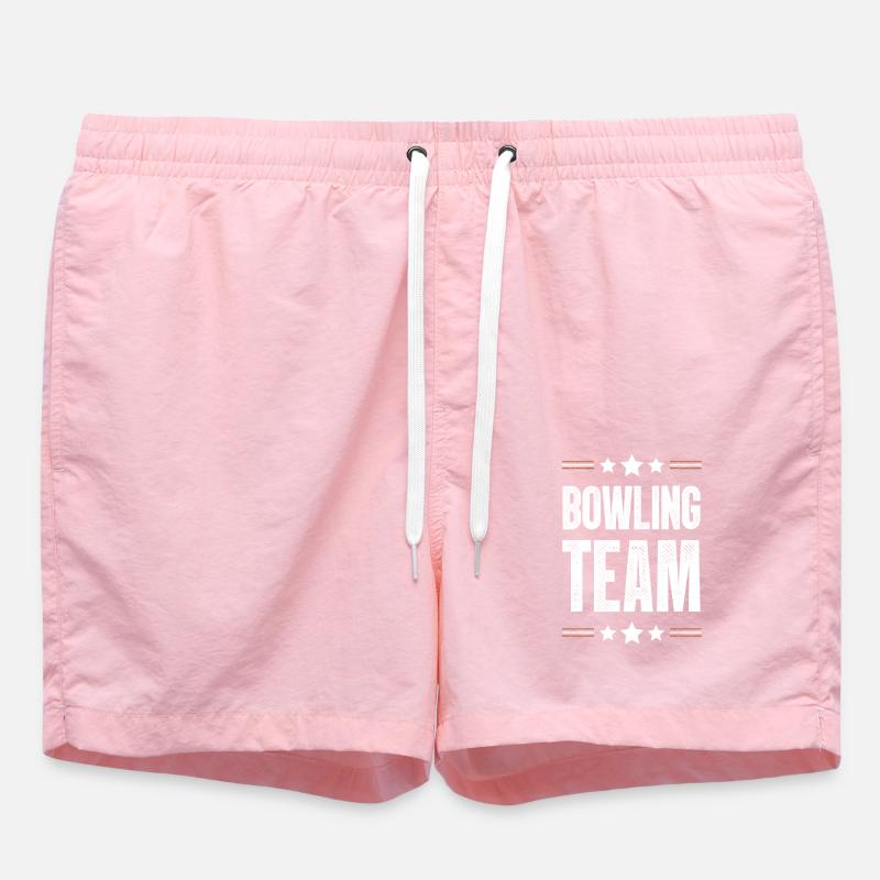 Bowling Team - Badeshorts - Pink
