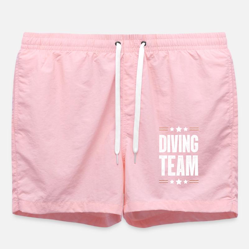 Équipe de plongée - Short de bain - rose