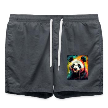 Panda Porträt - Badeshorts -  - Vorne