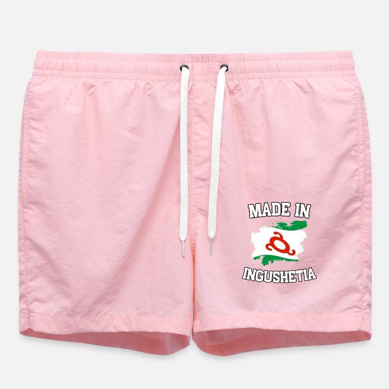 Fabriqué en Ingouchie - Short de bain - rose