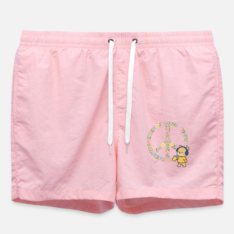 Paix Fleurs Fleurs - Short de bain - rose
