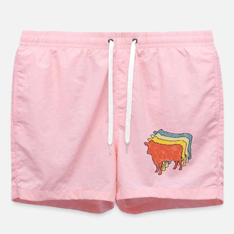 Vaches vaches - Short de bain - rose