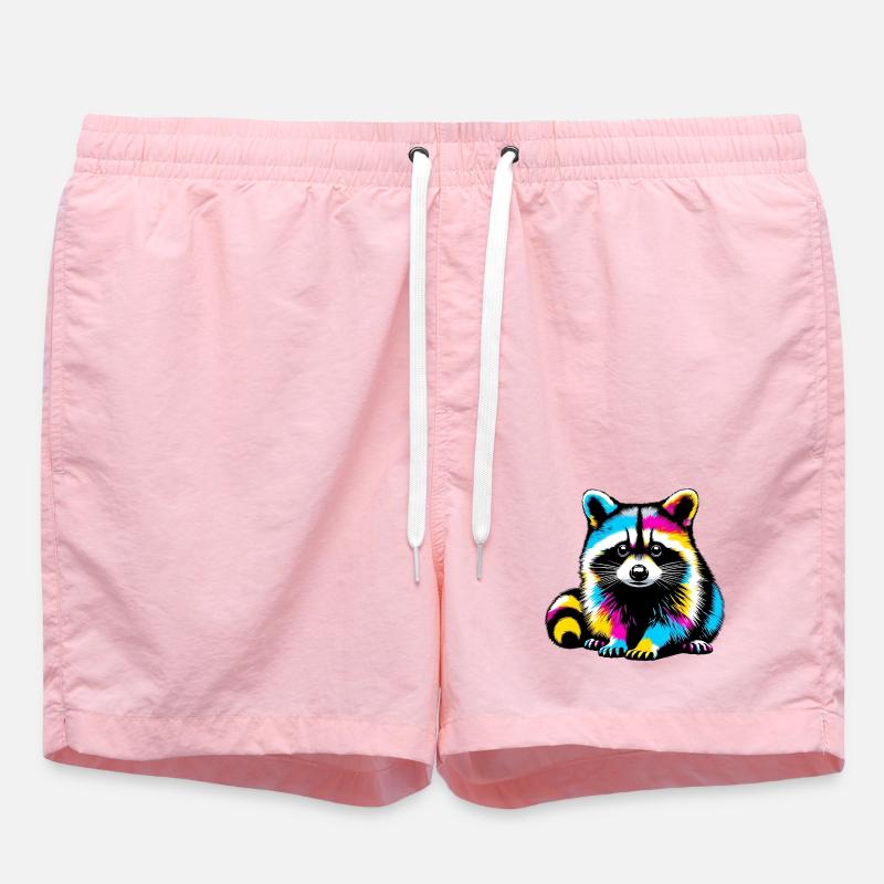 Raton laveur - Short de bain - rose