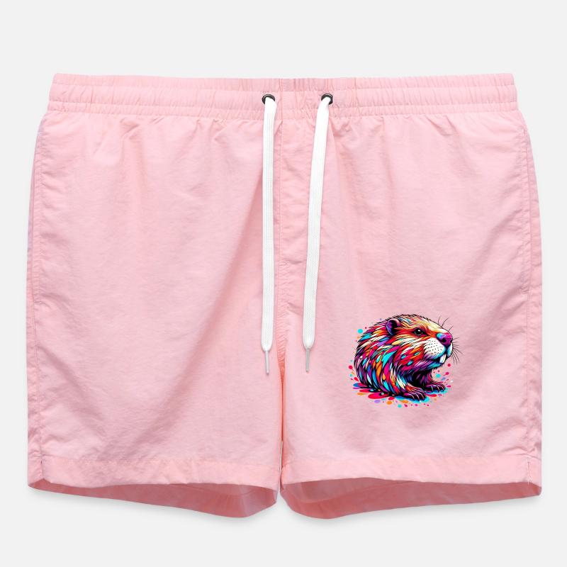 Castor - Short de bain - rose
