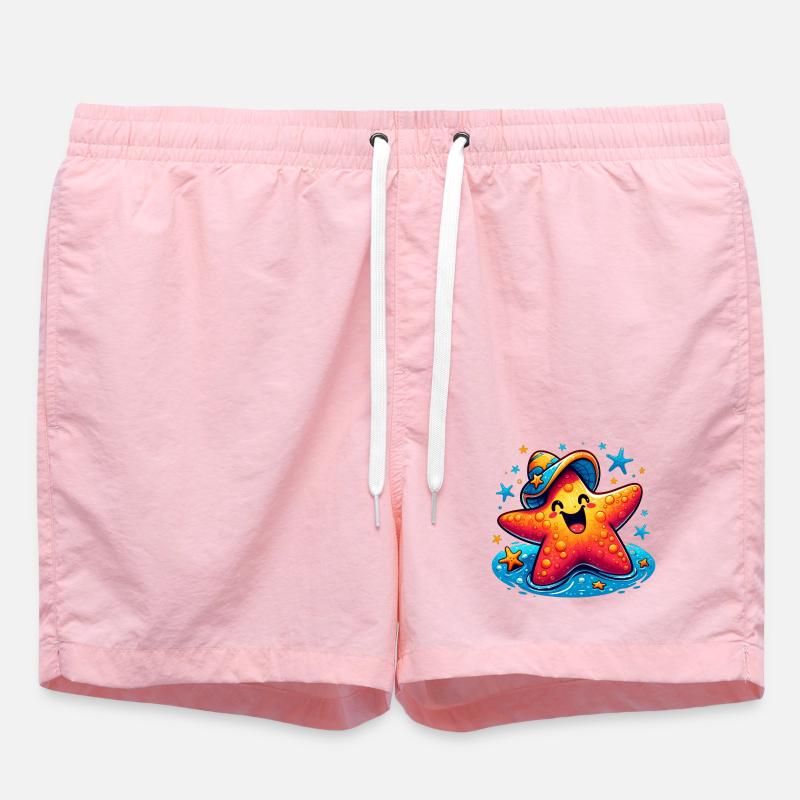 Seestern - Badeshorts - Pink