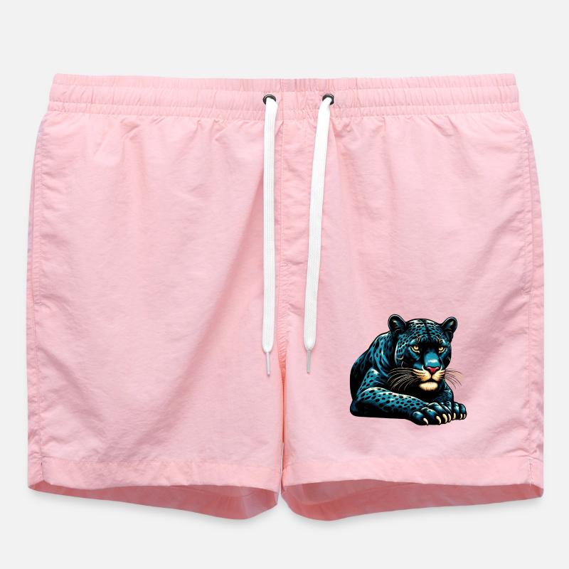Panthère - Short de bain - rose