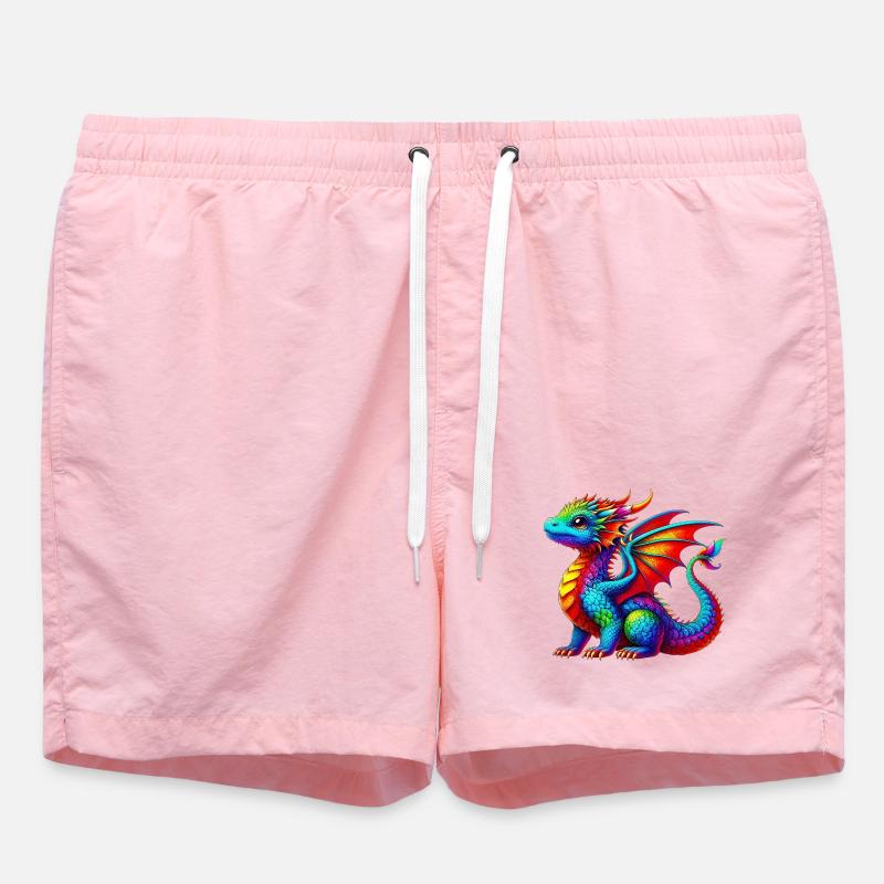 Dragon - Short de bain - rose