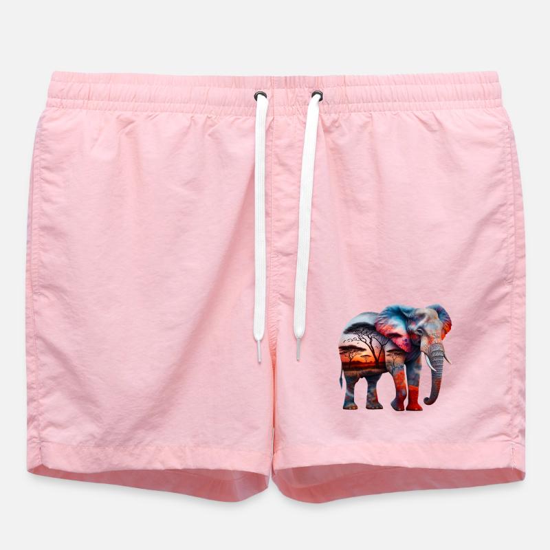 Éléphant - Short de bain - rose