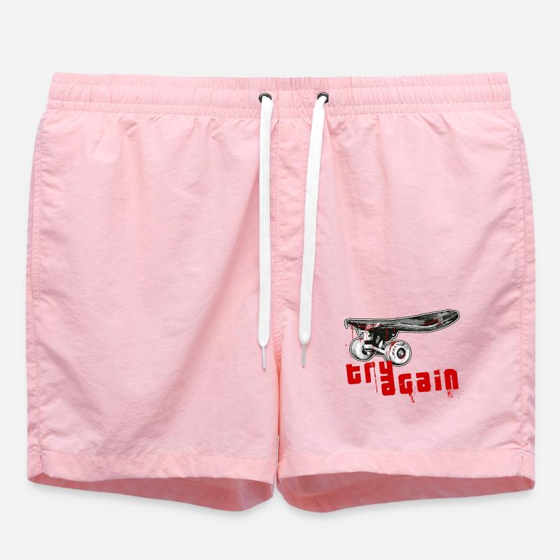 Skateboard - Short de bain - rose