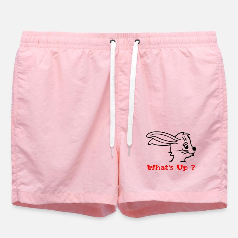 Rabbit in Easter stress - Swim Trunks - pink