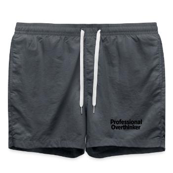 Professional Overthinker Minimalist - Swim Trunks -  - Front