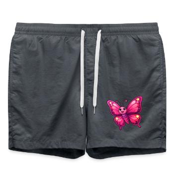 Cuddly Pink Butterfly - Swim Trunks -  - Front