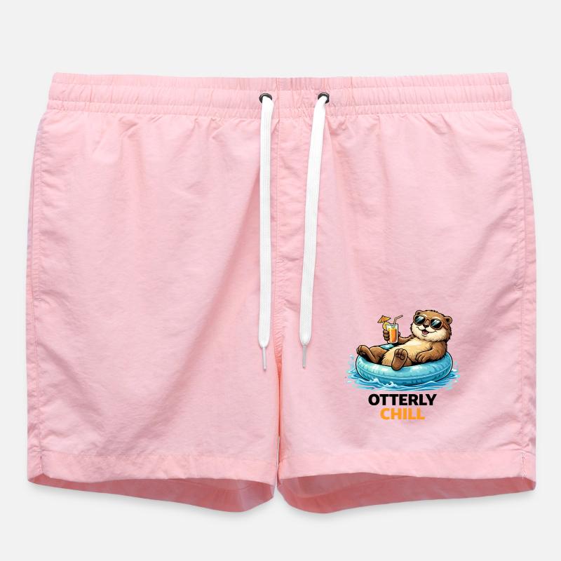 Chill Bear sur Inflatable Paradise - Short de bain - rose