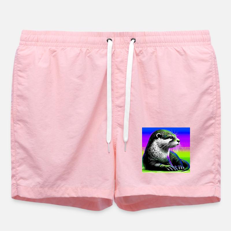 loutre - Short de bain - rose