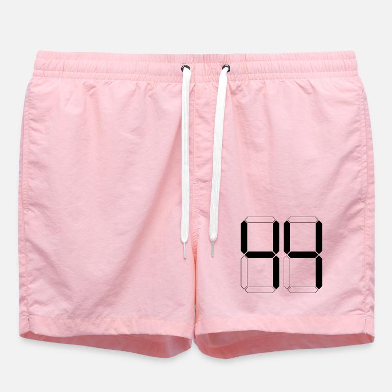 NUMMER 44 Vierundvierzig Geschenk Digital - Badeshorts - Pink
