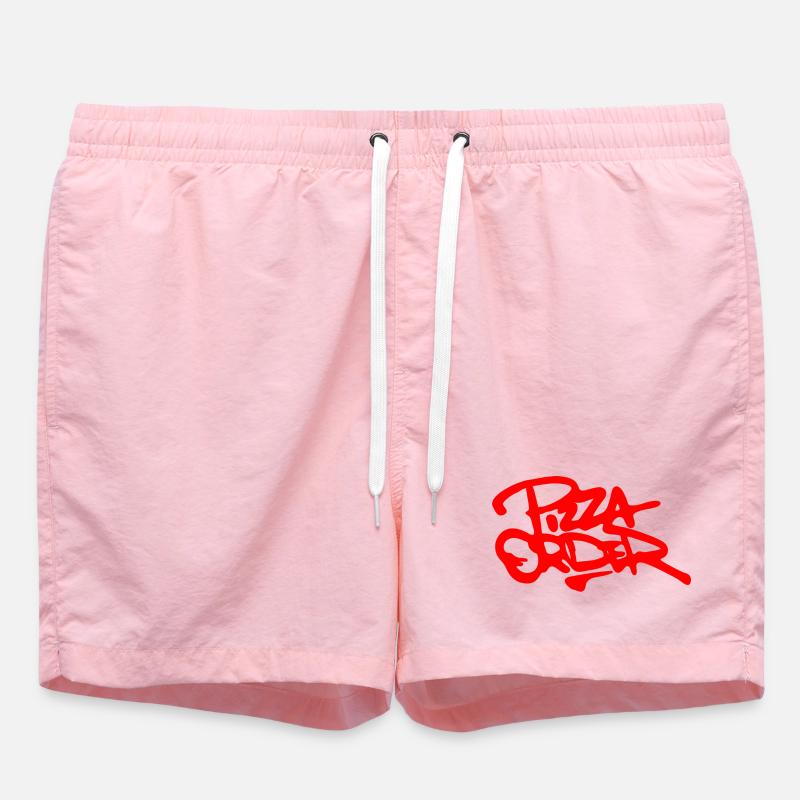Pizza Order - Badeshorts - Pink