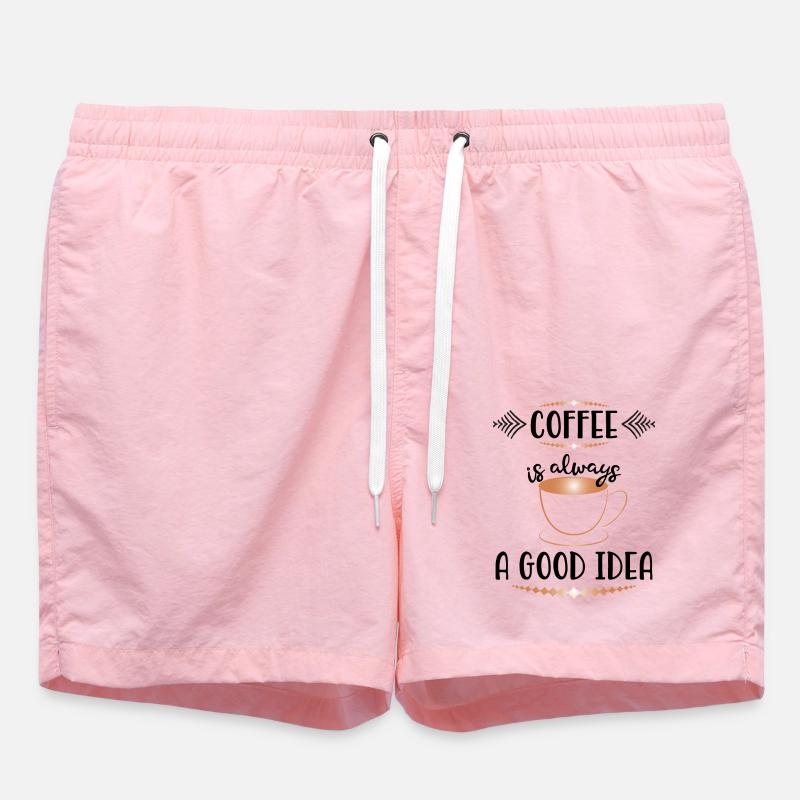 café - Short de bain - rose
