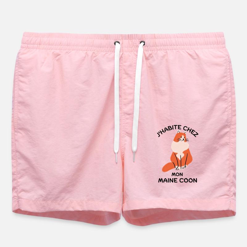 Maine coon chat mignon - Short de bain - rose
