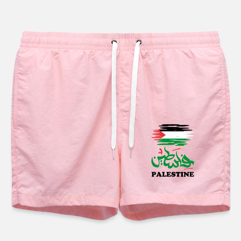 SOLIDARITÉ AVEC Palestine - Short de bain - rose