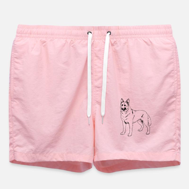 Deutscher Schäferhund - Badeshorts - Pink