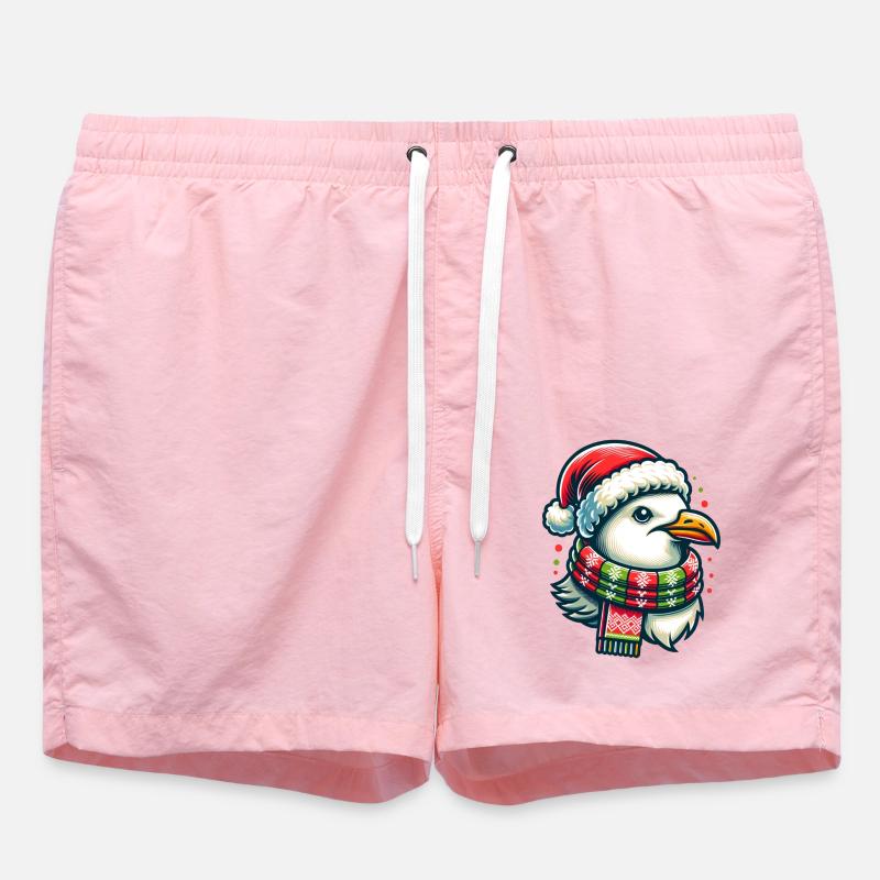 Moin Seagull Noël - Short de bain - rose