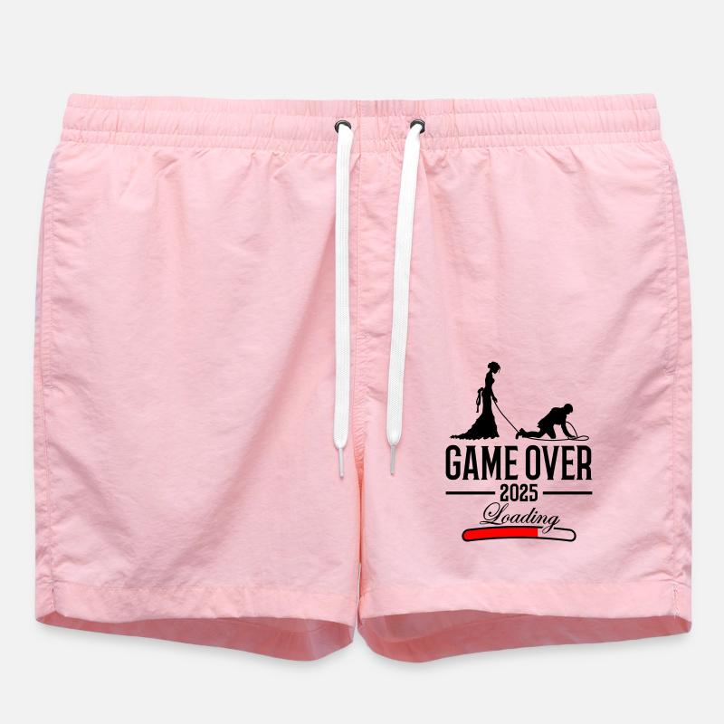 Wedding Loading 2025 Game Over - Short de bain - rose