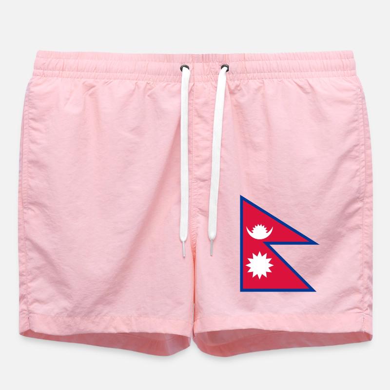Népal - Short de bain - rose
