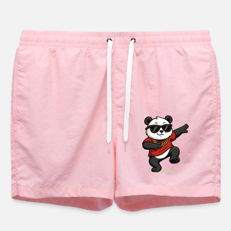 Panda Comic Dance - Short de bain - rose