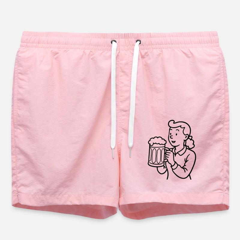 Fille de bière - Short de bain - rose