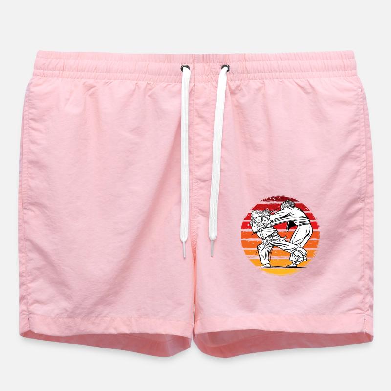 Judo - Short de bain - rose