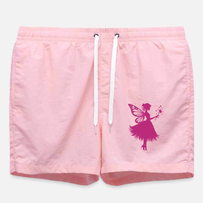 Fée magique avec fleur - Short de bain - rose