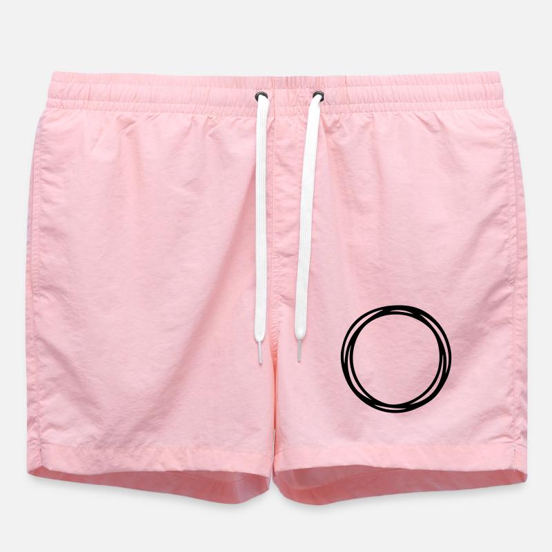 Cercles et cercles - Short de bain - rose