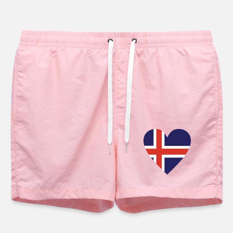 Islande - Short de bain - rose