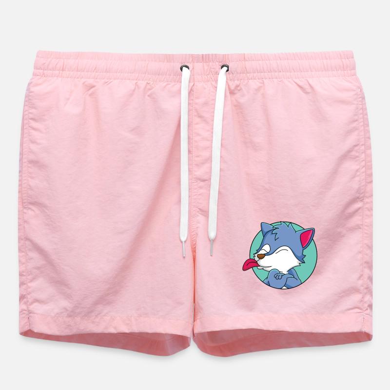 Petit loup effronté - Short de bain - rose
