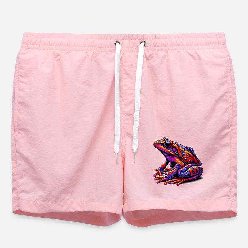 Frog - Swim Trunks - pink