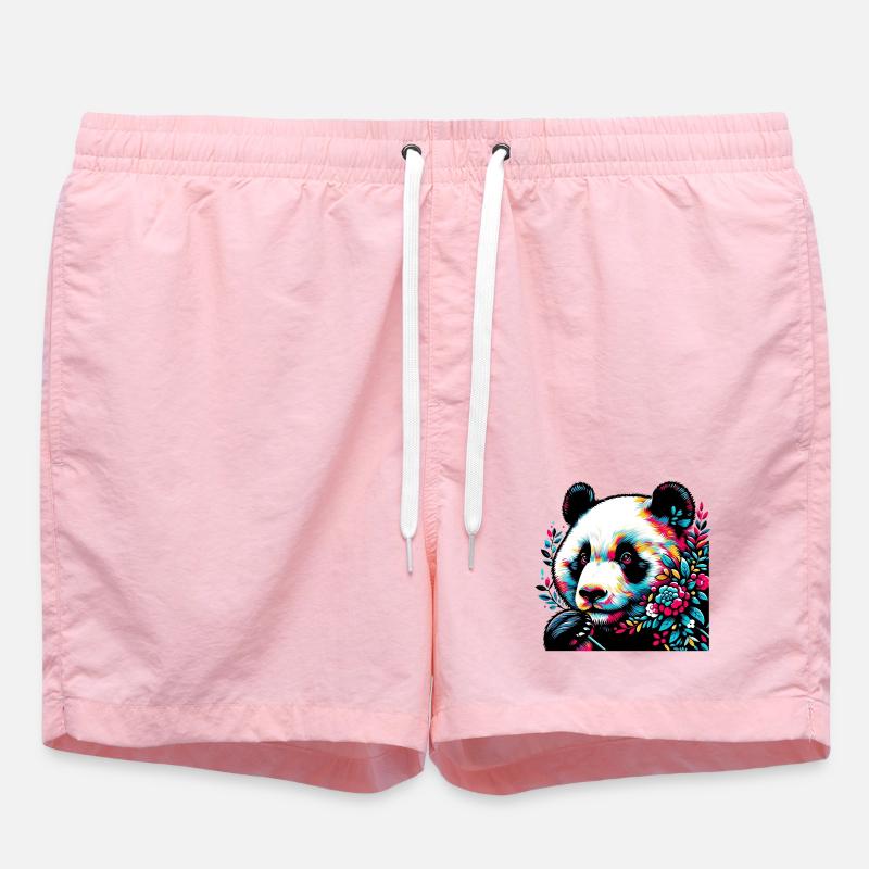 Panda - Badeshorts - Pink