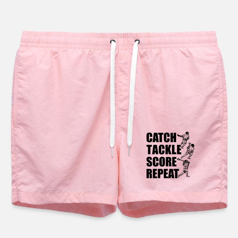 Attraper, plaquer, pointer, répéter - Short de bain - rose