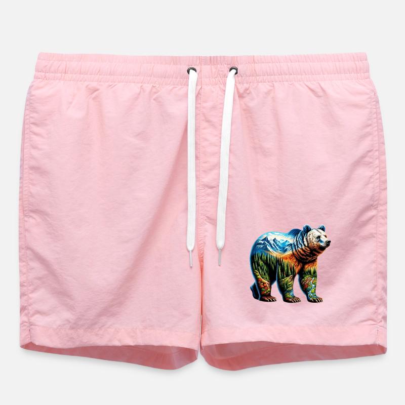 Ours - Short de bain - rose